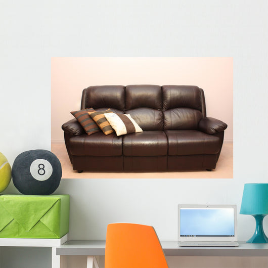 Leather Couch Wall Mural