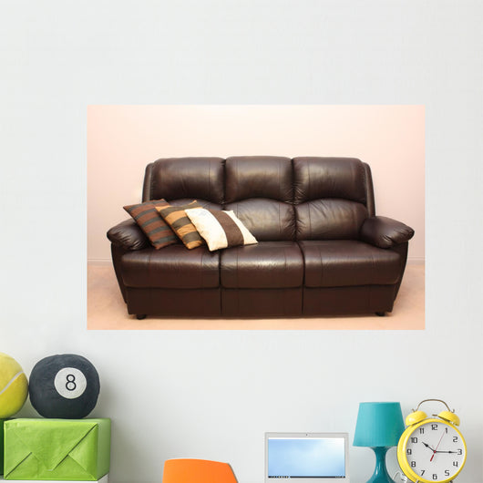 Leather Couch Wall Mural