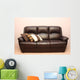 Leather Couch Wall Mural