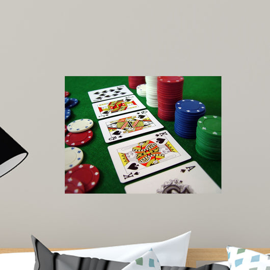Winning Hand Wall Mural