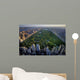 Central Park aerial view, Manhattan, New York; Park is surrounde Wall Mural