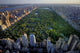 Central Park aerial view, Manhattan, New York; Park is surrounde Wall Mural