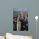 Aerial view of New York skyline Wall Mural