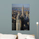 Aerial view of New York skyline Wall Mural