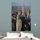Aerial view of New York skyline Wall Mural