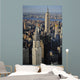 Aerial view of New York skyline Wall Mural