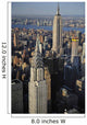 Aerial view of New York skyline Wall Mural