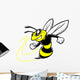 Bee Team Mascot Wall Decal