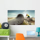 Sport  background. Unreal mountain bike/ Wall Mural