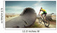 Sport  background. Unreal mountain bike/ Wall Mural