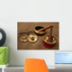 Tingsha and singing bowl Wall Mural
