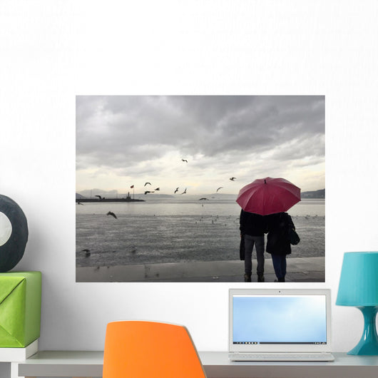 Ya?mur ve Deniz Wall Mural