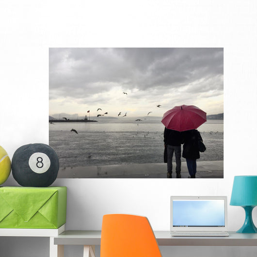 Ya?mur ve Deniz Wall Mural
