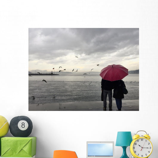 Ya?mur ve Deniz Wall Mural