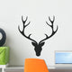 Vector Illustration Deer Head Wall Decal