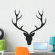 Vector Illustration Deer Head Wall Decal