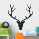 Vector Illustration Deer Head Wall Decal