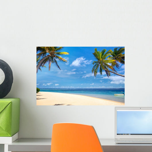 Perfect tropical beach Wall Mural
