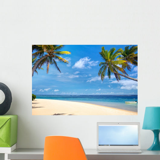 Perfect tropical beach Wall Mural