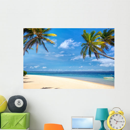 Perfect tropical beach Wall Mural