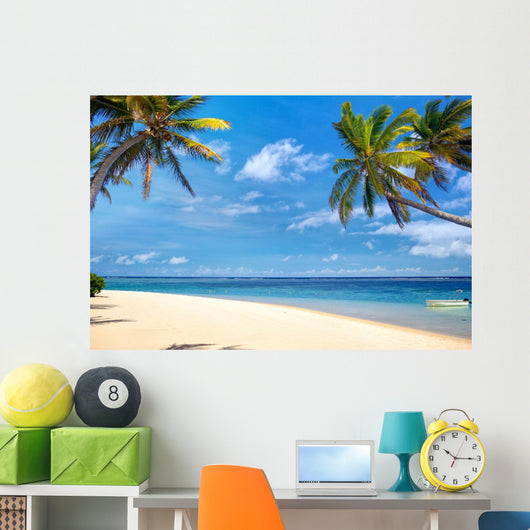 Perfect tropical beach Wall Mural