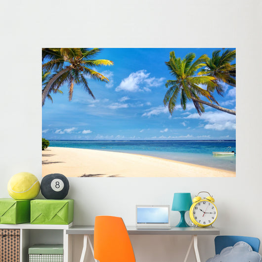 Perfect tropical beach Wall Mural