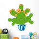 Cactus with flower Wall Decal