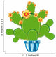 Cactus with flower Wall Decal