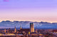 Munich Alps sunset Wall Mural