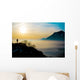 zirvede güne?in do?u?unu izlemek Wall Mural