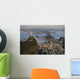 Aerial view of Christ, Sugarloaf, Guanabara Bay, Rio de Janeiro Wall Mural