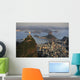 Aerial view of Christ, Sugarloaf, Guanabara Bay, Rio de Janeiro Wall Mural