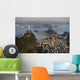 Aerial view of Christ, Sugarloaf, Guanabara Bay, Rio de Janeiro Wall Mural