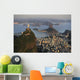 Aerial view of Christ, Sugarloaf, Guanabara Bay, Rio de Janeiro Wall Mural