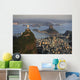 Aerial view of Christ, Sugarloaf, Guanabara Bay, Rio de Janeiro Wall Mural