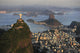 Aerial view of Christ, Sugarloaf, Guanabara Bay, Rio de Janeiro Wall Mural