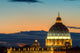 Dome of Saint Peter at twilight Wall Mural