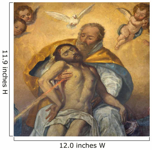 Seville - The detail of Holy Trinity paint Wall Mural