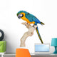Blue Gold Macaw Wall Decal