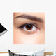 Woman eye make-up Wall Mural