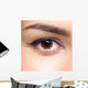 Woman eye make-up Wall Mural