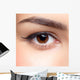 Woman eye make-up Wall Mural