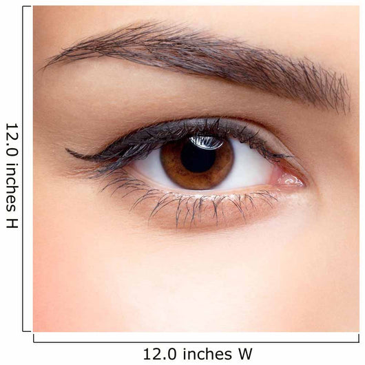 Woman eye make-up Wall Mural
