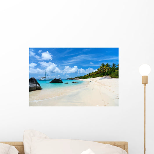 Stunning beach at Caribbean Wall Mural
