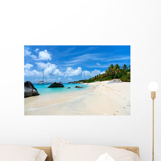 Stunning beach at Caribbean Wall Mural