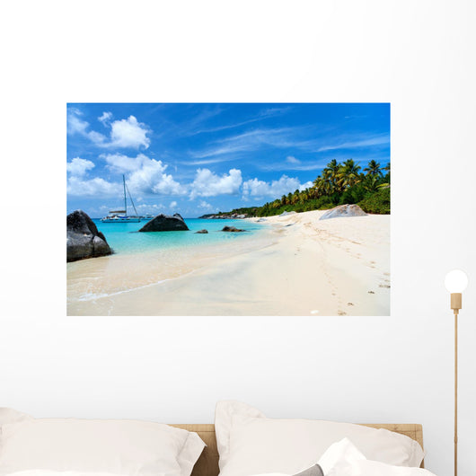 Stunning beach at Caribbean Wall Mural