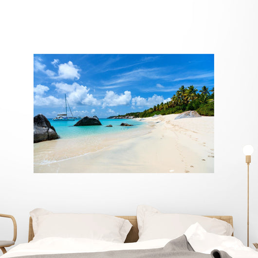Stunning beach at Caribbean Wall Mural