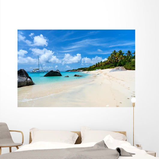 Stunning beach at Caribbean Wall Mural