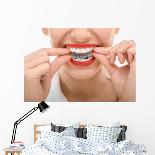 Wearing Orthodontic Silicone Trainer