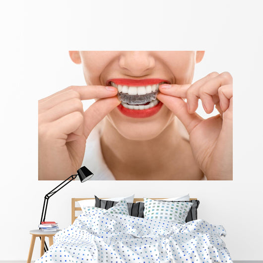 Wearing Orthodontic Silicone Trainer